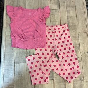 J Crew Cuts & GAP shirt and leggins